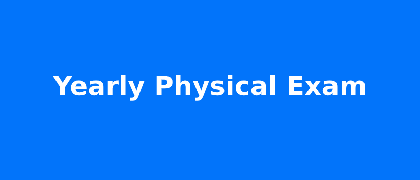 Yearly Physical Exam Services